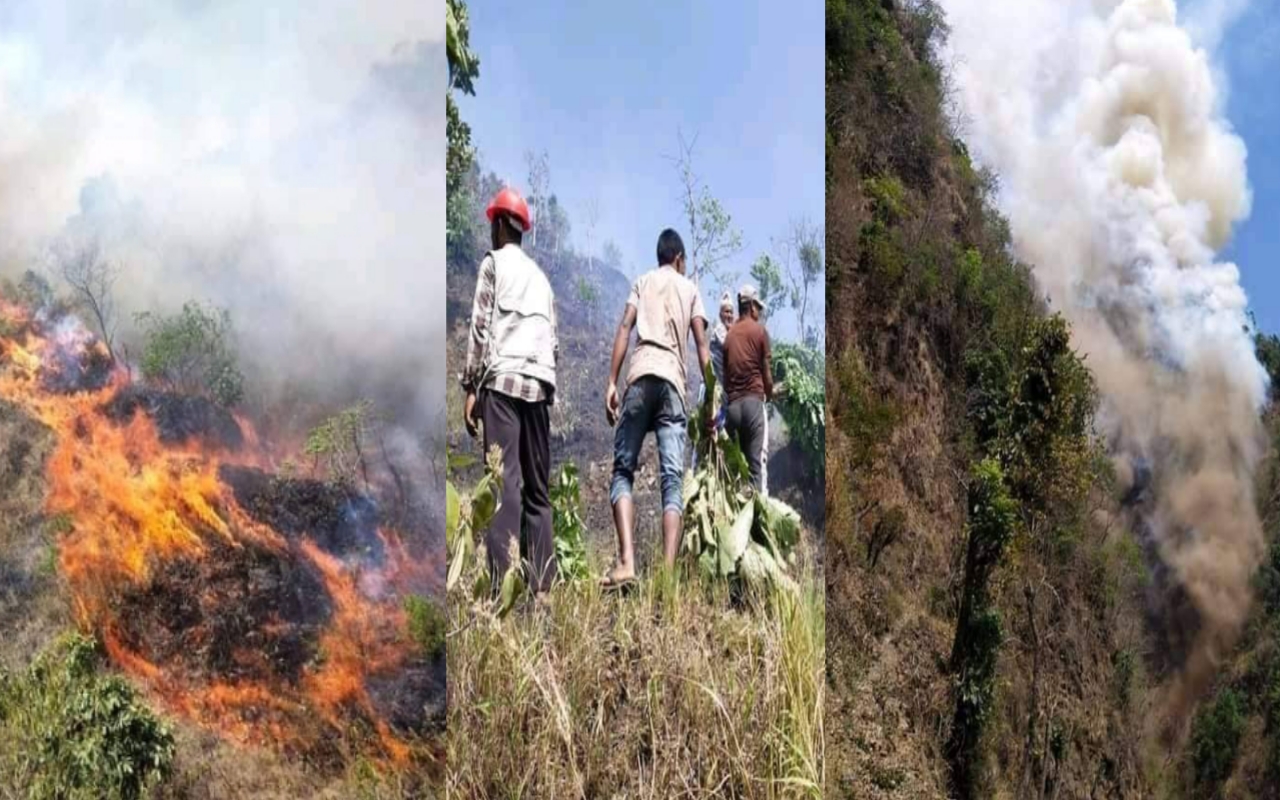 प्युटारमा भीषण आगलागी