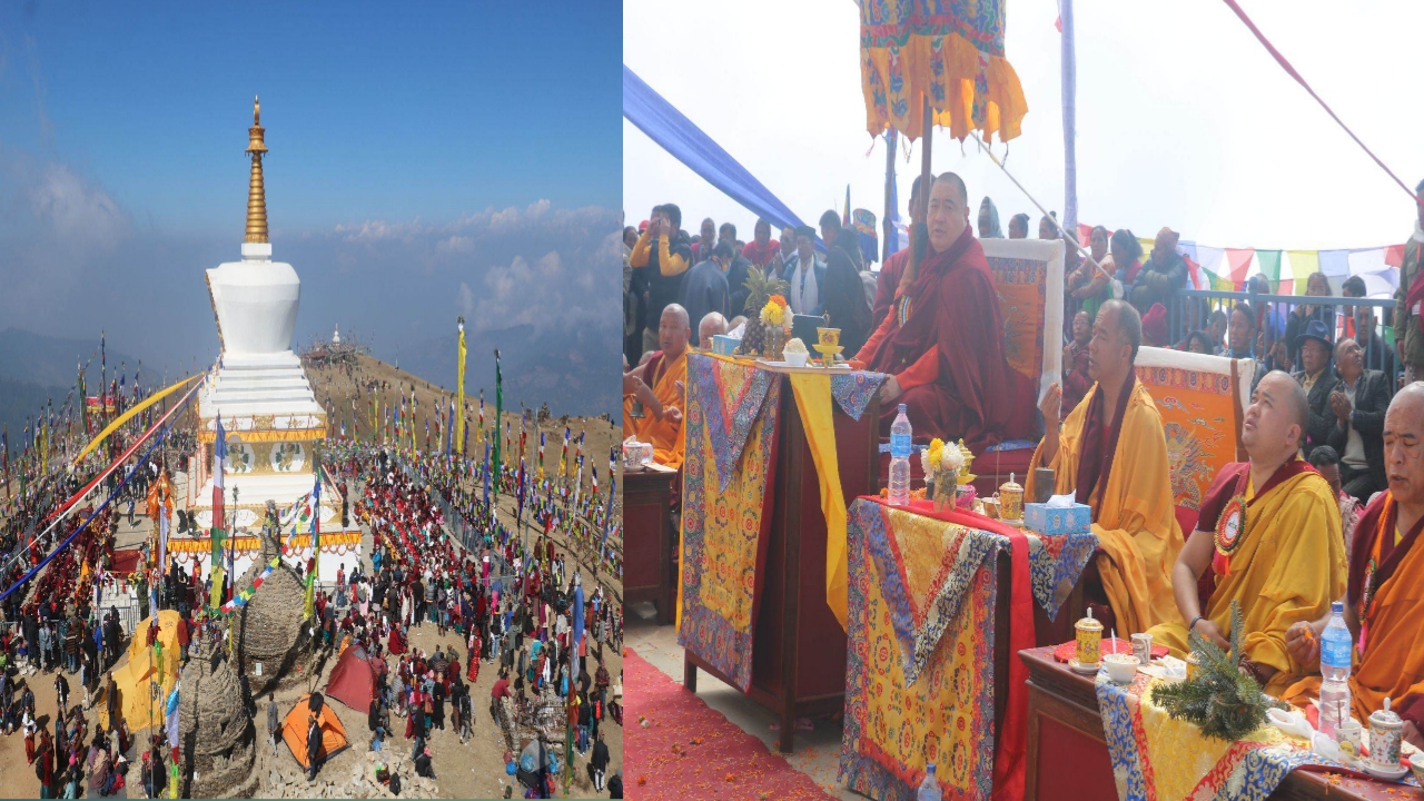 शैलुङमा ज्याङ्छ्युब छ्योर्तेनको शुद्धीकरण तथा प्राणप्रतिष्ठासहित उद्घाटन